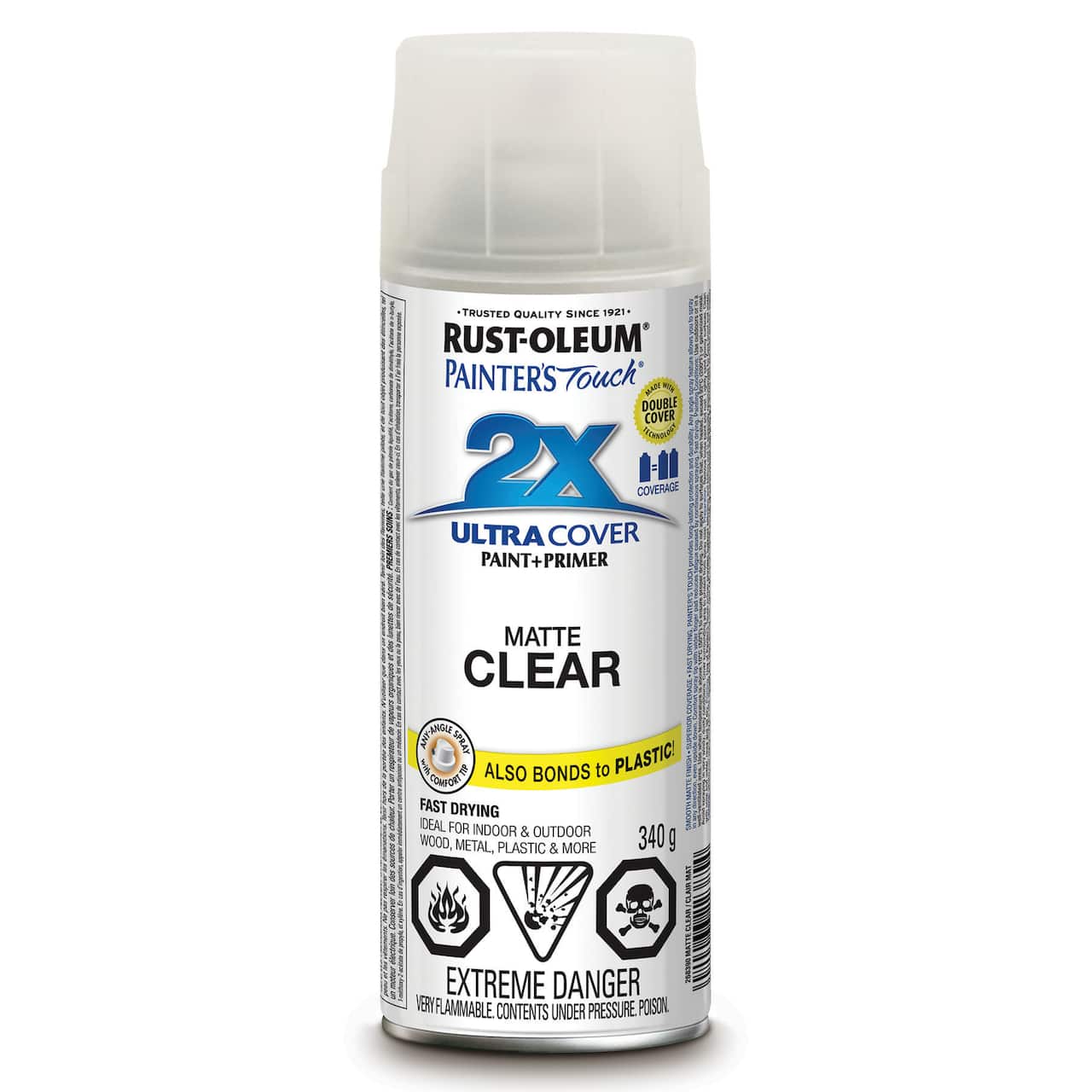Rust-Oleum® Painter's Touch® Matte Clear 2X Ultra Cover Spray Paint